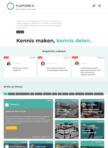 platform O homepage na restyling